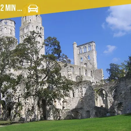 Willa La Cle D Argent Elegante Maison Normande Avec Jacuzzi Et Jardin Jumièges