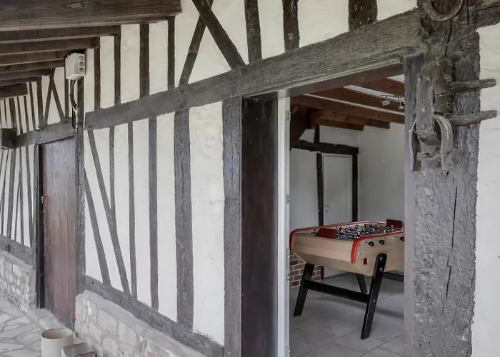 Willa La Cle D Argent Elegante Maison Normande Avec Jacuzzi Et Jardin *